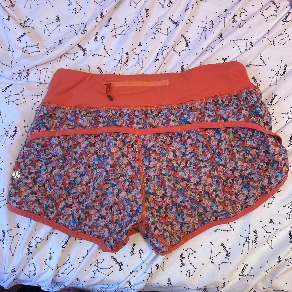 Lululemon floral shorts